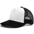 New Summer Suede Trucker Hat Men Mesh Baseball
